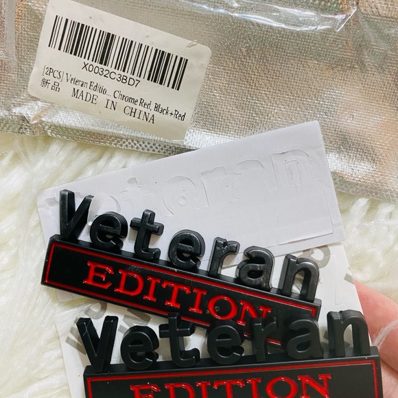 New VETERAN EDITION metal car emblems - Picture 2 of 2